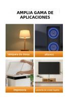 Enchufe Multifuncional Con USB Tipo C Y Cargador Rápido PD Puerto EU Plug AC Salidas Extension Cord Electrical Filtro De Red Adaptador - details 0