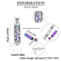 Joyería De Memoria Para Ashes Colgante De Vial Urnita De Cremación De Vida Del Árbol Para Mujeres Y Hombres Enlace De Ancestralidad - details 14