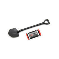 Pala De Metal Carboncillo Para Coche RC Exquisita Tamaño 1/10 1/18 1/24 Adecuada Para SCX24 AX24 TRX4M FCX24 E Crawler Carros De Control Remoto - details 2