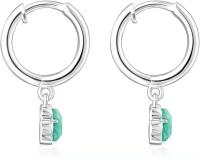 BIT Pendientes de Plata de Primera Ley para Mujer con Motivo de Oso, Cierre Criolla, Elegante y Diferente, Colección Cool Color，pendientes mujer plata 925，pendientes mujer，Joyeria y bisuteria para mujer - details 7