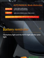 Luz Trasera Recargable Para Bicicleta CYCLAMI Sensor Inteligente Luz De Freno Y Señal De Trasero Para MTB Accesorios De Ciclismo - details 11