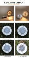 4PCS Lámpara Solar LED Para Jardín Impermeable 4LED/8LED Decoración De Césped Luz Subterránea Para Terraza Patio Estilo Contemporáneo - details 10
