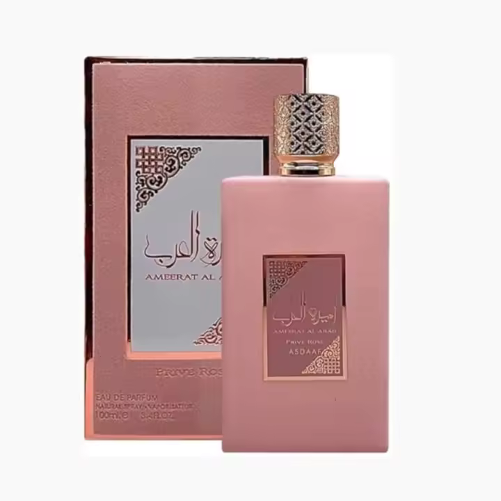 Ameerat Al Arab Prive Rose Asdaaf EDP 100ml – Perfume Árabe Original Floral Oriental para Mujer - 1