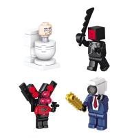 Bloques De Construcción Skibidi Mutant Titan Con Cámara Y Altavoz Juguetes Para Niños Modelo De Hombre TV Toilette Bloques Pequeños Compatible Con Lego ABS Sin Batería - details 30