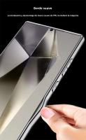 Funda De Cuero Electroplated Para Carga Inalámbrica Con Imán Para Samsung Galaxy S25 S24 S23 Ultra Protectora Y Antisuciedad - details 5