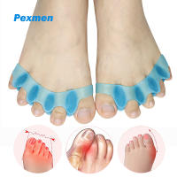 Pexmen Separador De Dedos De Pies Gel Para Hombres Y Mujeres Corrector De Bunion Espaciador De Dedos De Silicona Para Restaurar La Forma Original De Los Dedos - details 0