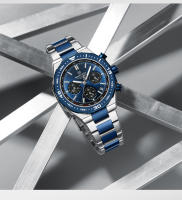 Reloj De Moda NAVIFORCE Para Hombres De Calidad Superior Acero Inoxidable Impermeable Clásico Cuarzo Reloj De Pulsera Grande Con Manos Luminosas Y Fecha Automática - details 7
