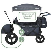 AREBOS Carro de Mano Plegable con Techo | Gris Fósil - details 13