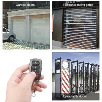 Control Remoto Inalámbrico RF 433MHz Copia Código Universal Para Puerta De Garage Y Portón Duplicador De Llave De Apertura 433 Mhz - details 1