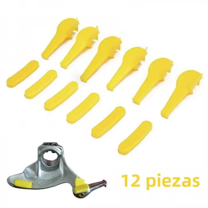 12Pcs ProteCTOR DE LLANTAS DE COCHE Nylon Inserto De Cabeza De Pato Para Cambio De Neumáticos Protección Para Rines - 1