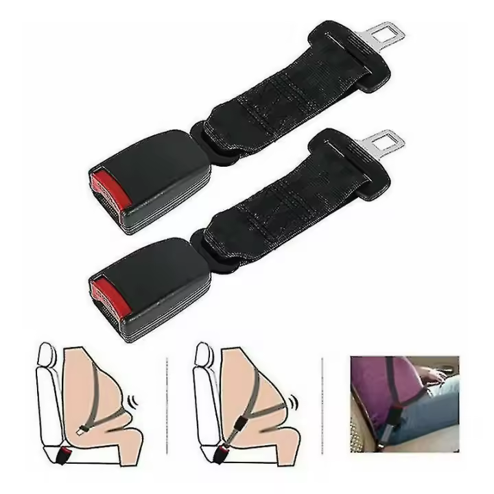 Paquete de 2 extensores universales para cinturón de seguridad de Automóvil - 1