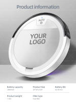 Robot Aspirador Inteligente Para El Hogar Con Control Remoto Baja Ruido Succión Fuerte Carga USB - details 11