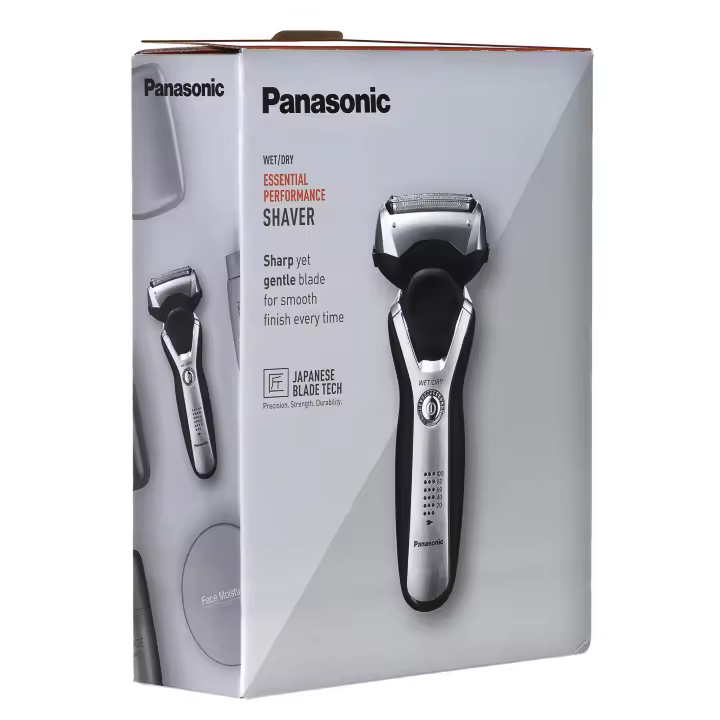Panasonic ES RT 67 S503 - Afeitadora Eléctrica Recargable con Cuchillas de Precisión y Cabezal Pivotante para Uso en Seco y Húmedo - 1