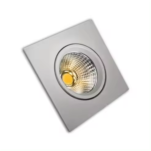 Aro basculante led matel cuadrado plata 5W 6400K - 1