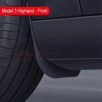 Protector De Barro Para Tesla Model 3 Y Juniper 2024 2025 Guardabarros Delanteros Y Traseros De TPE Nuevos Y Mejorados - details 16