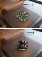 Sandalias De Cuero Para Niños Verano Antideslizantes Deportivas Casuales Con Hebilla Para Playa Zapatos Suaves Para Bebés Y Niños De 1 a 4 Años - details 5