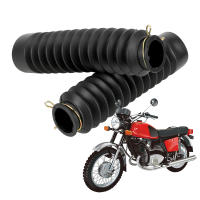 2Pcs Cubiertas De Polvo Para Horquilla De Motocicleta Accesorios Anticaída En Goma Protección Para Amortiguadores De Frente Para BMW Honda Suzuki Y Más - details 0