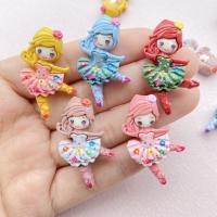 10 Pcs Figuras De Ballet Kawaii En Resina Para Manualidades Y Joyería Regalo Para Niños Accesorio Para Peinado DIY - details 2