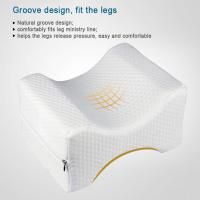 Cojín De Memoria Para Piernas Con Capa De Aire Concava Almohada Para Rodilla De Espuma De Memoria Suave Y Rebound Lento Material De Poliéster 100% - details 1
