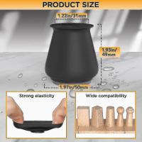 16 protectores de suelo para las patadas de Silla, fundas de silicona para proteger el suelo, protectores antideslizantes para muebles - details 0