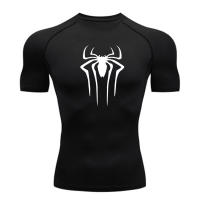 Camiseta De Compresión Para Hombre Fitness Gimnasio Super Héroe Deporte Correr Quick Dry Manga Corta Tops Te Para Hombre - details 9