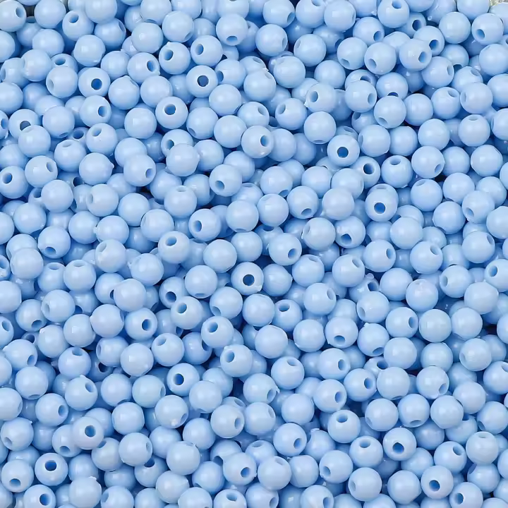30G Sobre 900Pcs De Cuentas Redondas De Acrílico De Colores Sólidos Para Manualidades DIY Joyería Pendientes Collares Accesorios - 1
