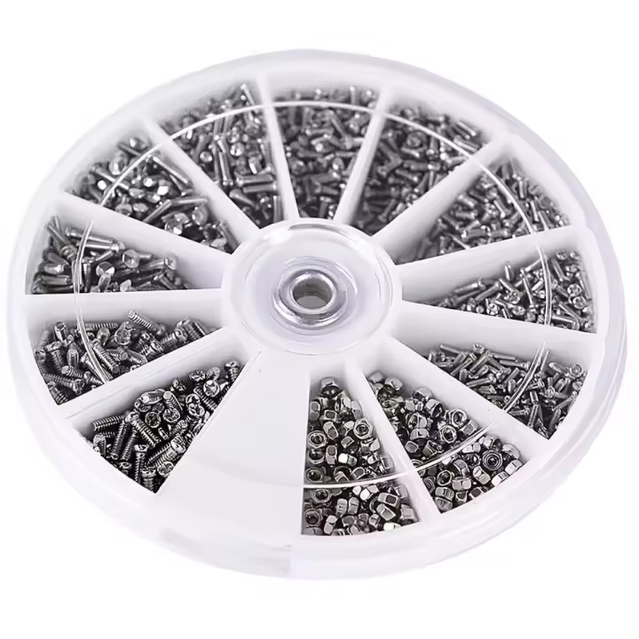 Juego De Herramientas De Reparación De Acero Inoxidable Con Destornillador Para Gafas Teléfonos Móviles Relojes 120/600/1200Pcs - 1