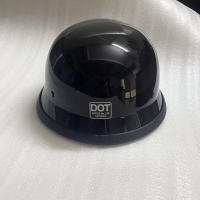 Casco De Motocicleta Vintage Para Cruiser M/L/XL/XXL Diseño Aleman Medio Con Certificación DOT Negro Brillante Unisex - details 9