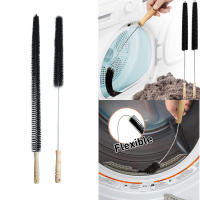Cepillo De Limpieza Para Radiador Y Máquina De Lavar Cepillo Flexible De Níquel Para Ventilador De Secadora Herramientas De Limpieza Doméstica Ecológicas Con Mango De Madera - details 0