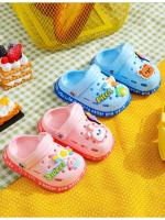 Sandalias De Verano Para Niños Con Agujeros Zapatos Suaves Antideslizantes Diseño De Dibujos Animados DIY Para Niños Y Niñas Tallas Para Edades 4-6 Años - details 1