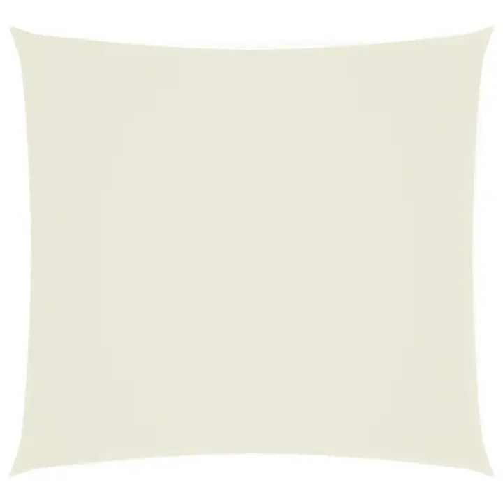 7x7m color crema Toldo de Vela Cuadrados Lona Oxford - 1