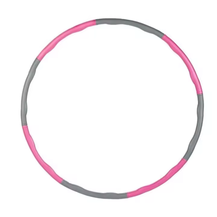 Aro de Fitness Hula Hoop Profesional 1,0KG - Masajeador y Adelgazamiento - Tamaño Ajustable 75-100cm - 1