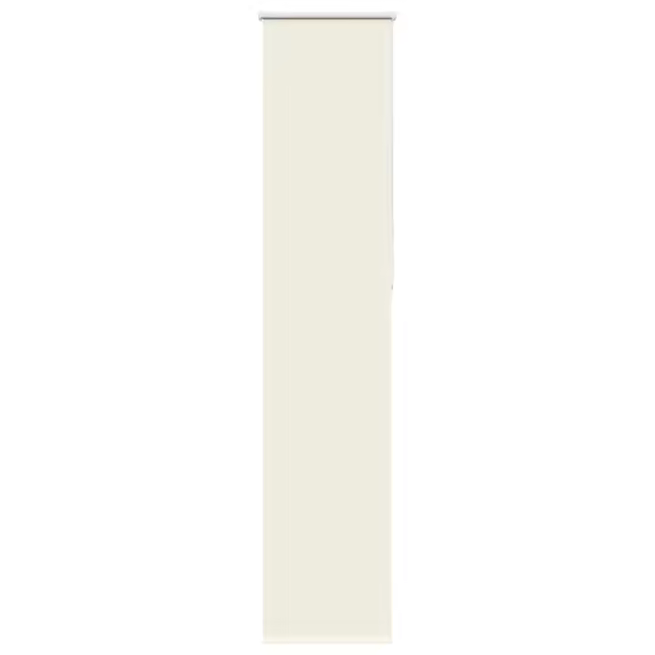 vidaXL Estor Enrollable Opaco Blanco Roto de Tela en dimension 230 cmx100 cm/230 cmx40 cm/230 cmx50 cm y más | protección solar decorativa para ventanas hogar oficina dormitorio fácil de instalar - 1