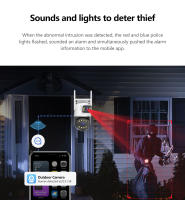 Cámara De Seguridad IP HD 6MP Wifi Exterior Con Lente Dual Pantalla Dual Resistente Al Agua Icsee App Seguimiento Automático Vigilancia De Video Policia - details 7