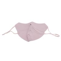 Máscara Facial De Seda Hielo Para Mujer Protección Solar Alta Calidad Color Sólido Transpirable Para Ciclismo Caza Correr Y Deportes Al Aire Libre - details 20