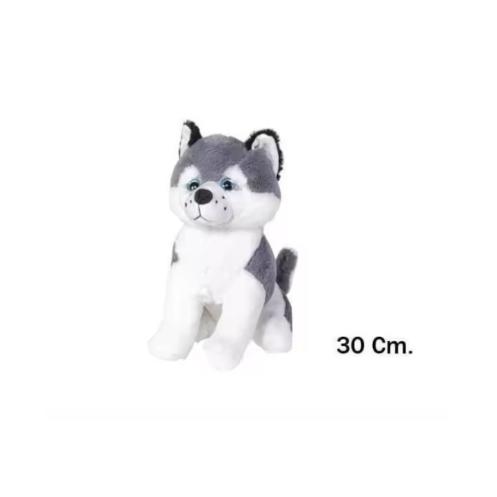 Perro peluche husky 30cm. - 1