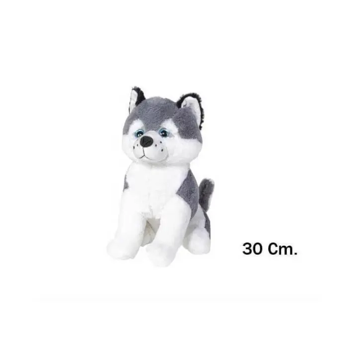 Perro peluche husky 30cm. - 1