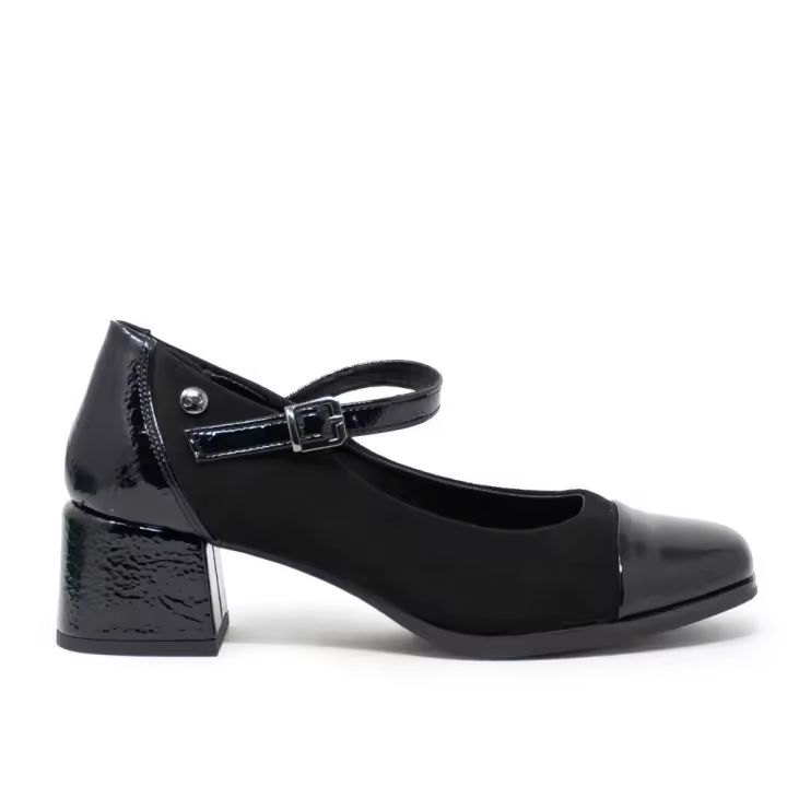 Zapatos casual mujer AMARPIES AMD27121 SALON CORREA NEGRO 33808 24I - 1