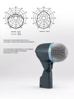 Micrófono De Batería BETA 52A Instrumento Dinámico Para Bajo Y Batería Cuerpo De Metal Uso Profesional En Estudio Y Escenario - details 3