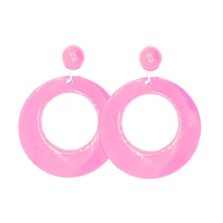 Partilandia Pendientes de Sevillana de 5 cm en varios colores - 1