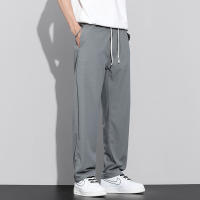 Pantalones Casuales Para Hombre Gris Caqui Veraniegos Rectos Y Anchos Deportivos De Baloncesto Con Bolsillos Cintura Media Peso Ligero - details 6