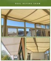 Malla Sombra Beige con Refuerzo Perforado - Tela Gruesa para Jardín, Cochera y Protección Solar - details 0