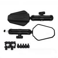 Espejos LATERALES Plegables Para Motocicleta 360 Grados Giratorios Vistas Traseras Accesorios Para ATV Espejos De Manillar Ancho - details 6