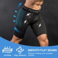 Shorts De Compresión Para Hombres Quick Dry Transpirables Shorts Elásticos Para Baloncesto Running Badminton Ciclismo Fitness Deporte Short - details 5