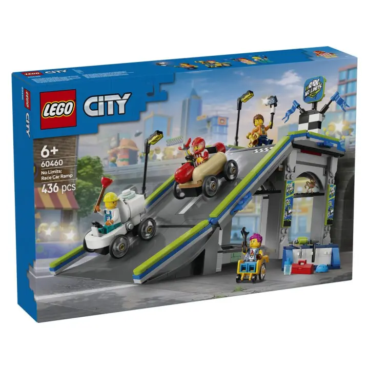 Lego City Sin Límites: Rampa de Aceleración para Coches de Carreras - 1