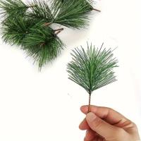 Ramas De Pino Artificial Pequeñas Para Arreglos Florales Navideños Y Decoración De Vacaciones Material Plástico Origin China - details 3