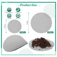 Malla De Filtro De Agujeros Redondos Para Macetas 50 Piezas Previene La Pérdida De Tierra Con Agujero De Drenaje Plástico Para Jardinería - details 2
