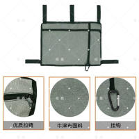 Bolsa de almacenamiento colgante para andador de rehabilitación doméstica con múltiples bolsillos, bolsa colgante para almacenamiento de silla de ruedas - details 4