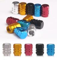 4pcs Tapas De Válvula De Neumáticos Para Coches Motocicletas Camiones Y Bicicletas Aluminio Impermeables Antipolvo - details 1