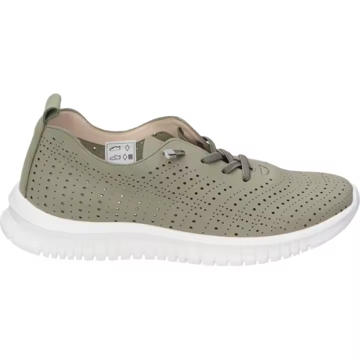 AMARPIES | Zapatos Planos Amarpies para Mujer – Zapato en Color Verde Chaqui – Zapatos con Cordones – Estilo Casual – Alta Calidad y Comodidad – Versátiles – Para Primavera – Modelo AOG28352 - 1